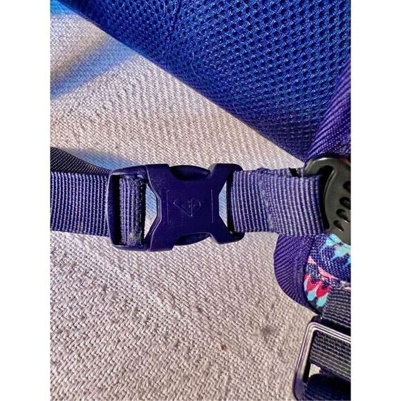 Roxy Bohemian Aztec Print Colorful Multi-Pocket Laptop Compartment Back - Picture 7 of 16